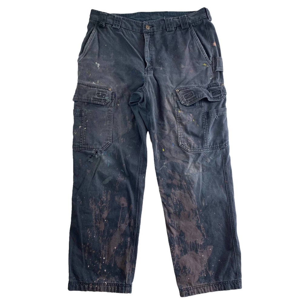 Duluth Distressed Cargo Pants 38x32 Mens Work - Picture 1 of 9